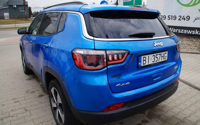 Jeep Compass cena 71900 przebieg: 49000, rok produkcji 2017 z Białystok małe 106